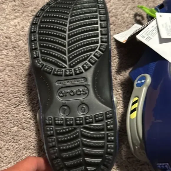 Fortnite crocs!!Men’s size 7. Women’s 9 One of a kind. NWT
